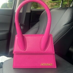 Pink Jacquemus bag